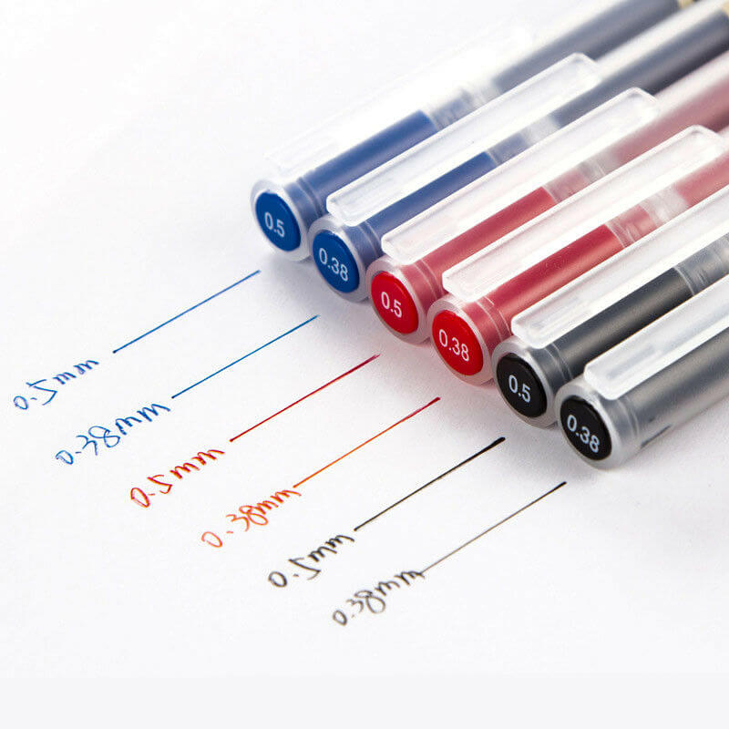 MUJI Gel Ink Ballpoint Pen Cap Type 0.38 or 0.5mm 