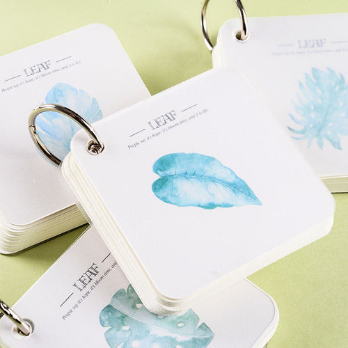 Fresh Leaf & Sakura Mini Notebook, Pack of 4 - Stationery & More