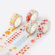 Load image into Gallery viewer, Friuts and Desserts Washi Tape Set
