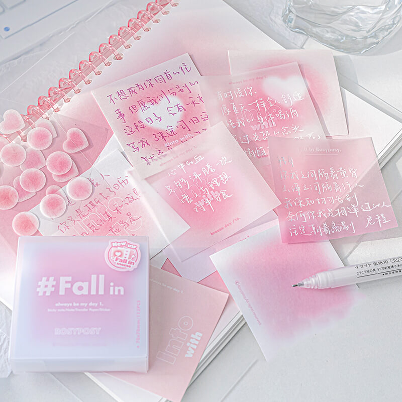 4 in 1 Fall In Pastel Sticky Note Pack