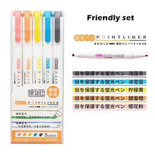 Load image into Gallery viewer, Double Head Mildliner Highlighter,Pack of 5 - Stationery &amp; More
