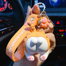 Load image into Gallery viewer, Cute Cat Butt Keychain
