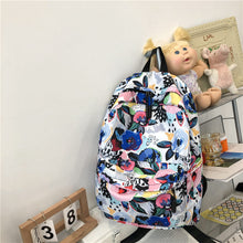 Load image into Gallery viewer, Cute Print Travel School Backpack Bag
