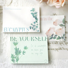 Load image into Gallery viewer, Inspirational Words Floral Memo Note
