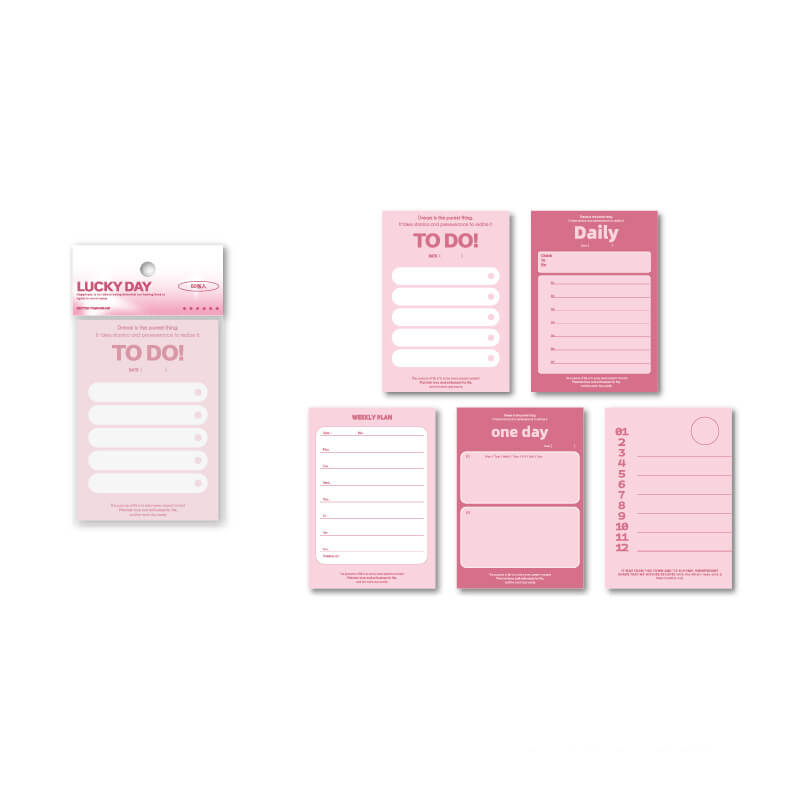 Lucky Day Cute Memo Pad