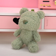 Load image into Gallery viewer, Pastel Teddy Bear Plush Keychain
