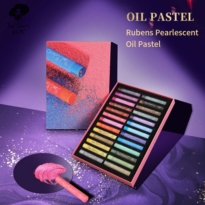 Paul Rubens Glitter Metallic Oil Pastels – StationeryMore
