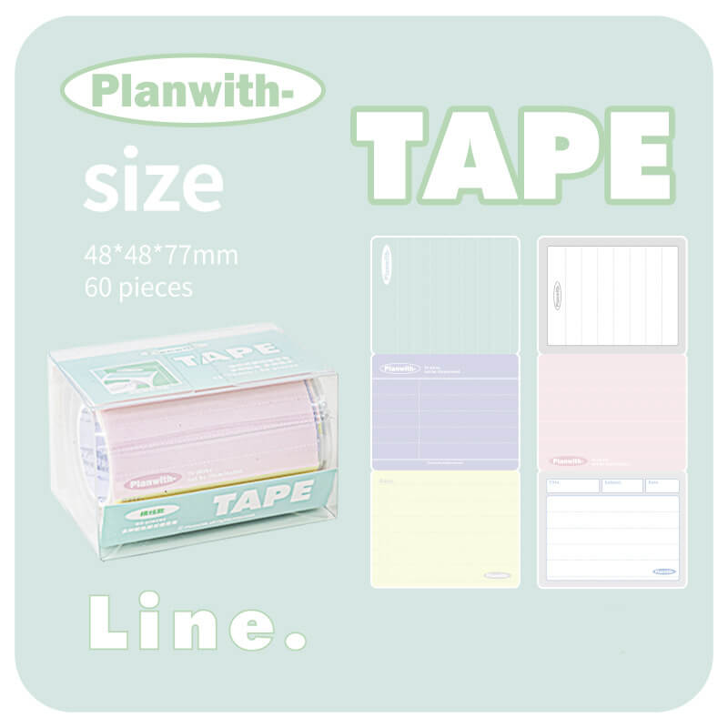 Plan With Sticky Note Washi Tape