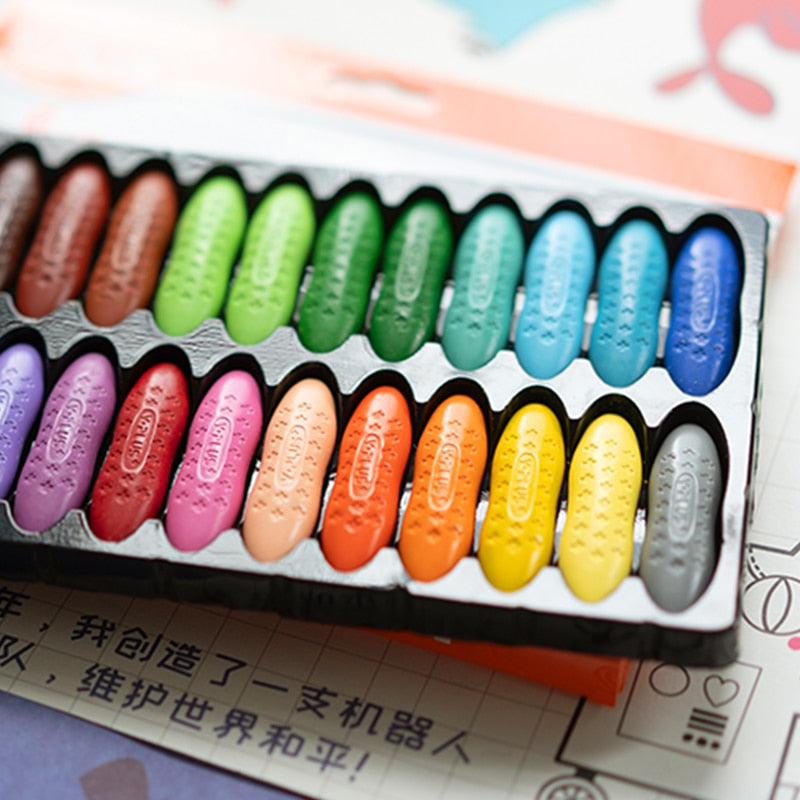 Peanut Crayons for Toddlers Babies,12 Colors Indonesia