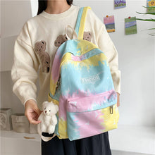 Load image into Gallery viewer, Fashion Color Printing Leisure Backpack Bag
