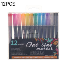 Load image into Gallery viewer, Metallic Outline Marker,Pack of 12 - Stationery &amp; More
