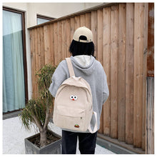 Load image into Gallery viewer, Corduroy Teenage Student Casual Backpack
