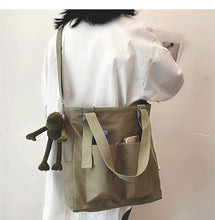 Load image into Gallery viewer, Shoppers/Students Simple Fashion Waterproof Tote Bag
