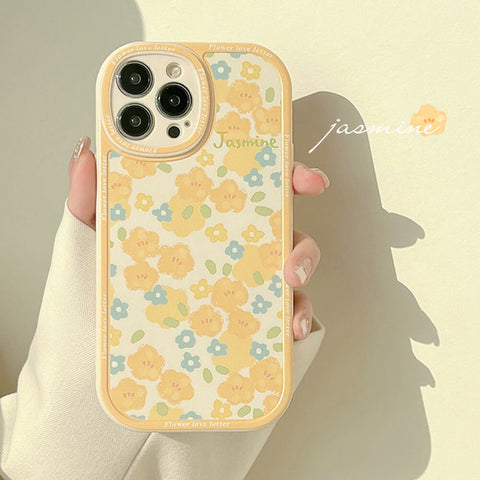 Yellow Jasmine Botanical iPhone Case