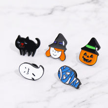 Load image into Gallery viewer, 5 Pcs Halloween Cute Brooch Pin Set
