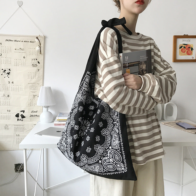 Ethnic Style Canvas Tote Bag
