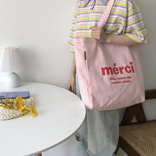 Load image into Gallery viewer, Chic Merci Canvas Tote Bag
