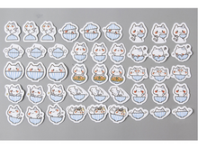 Load image into Gallery viewer, Cute Cup Cat Sticker, 2 Packs
