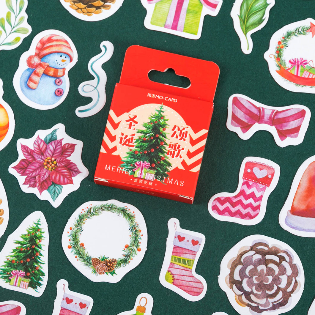 Christmas Deco Sticker, 2 Packs