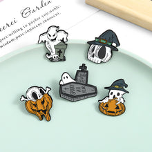 Load image into Gallery viewer, 5 Pcs Halloween Punk Ghost Brooch Pin Set

