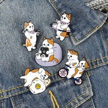 Load image into Gallery viewer, 5 Pcs Adorable Puppy Brooch Pin Set
