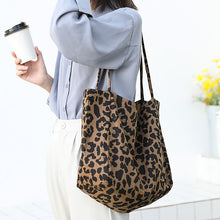 Load image into Gallery viewer, Leopard Casual Tote Bag
