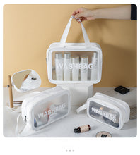 Load image into Gallery viewer, Korean PVC Waterproof Transparent Makeup Bag
