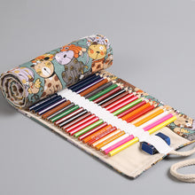 Load image into Gallery viewer, Cat Face Roll Up Pencil Case - Stationery &amp; More
