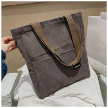 Load image into Gallery viewer, Minimalist Simple Canvas Tote Bag
