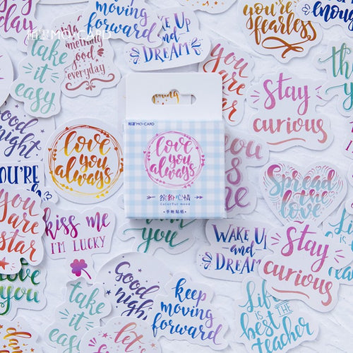 Colorful Mood Sticker, 2 Packs - Stationery & More