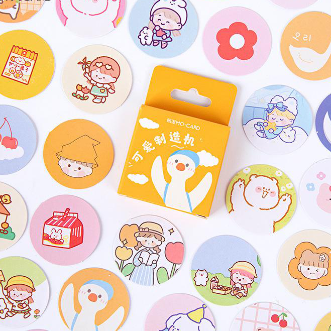 Cute Machine Sticker, 2 Packs - Stationery & More