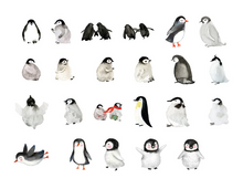 Load image into Gallery viewer, Cute Penguin Sticker, 2 Packs
