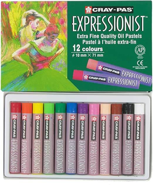 Sakura Cray-Pas Expressionist Assorted Color Oil Pastel Set