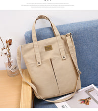 Load image into Gallery viewer, Simple Summer Canvas Tote Bag
