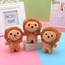 Load image into Gallery viewer, Cartoon Lion Plush Keychain
