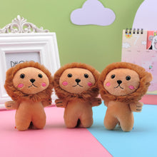 Load image into Gallery viewer, Cartoon Lion Plush Keychain
