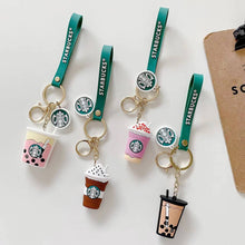 Load image into Gallery viewer, Coffee Lover Decorative Keychain
