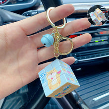 Load image into Gallery viewer, Cute Animal Rubik&#39;s Cube Keychain

