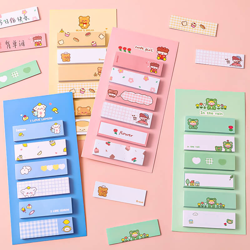 Cute Animal Sticky Index Tabs for Books