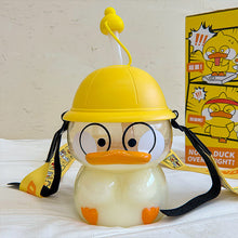 Load image into Gallery viewer, Cute Duck Kid Travel Water Bottle - 1.2L
