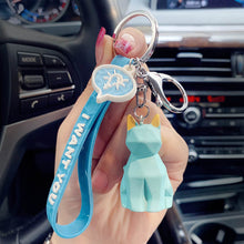 Load image into Gallery viewer, Cute Geometric Animals Keychain

