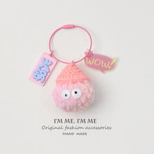 Load image into Gallery viewer, Cute Plush Doll Keychain for Bags or Airpods
