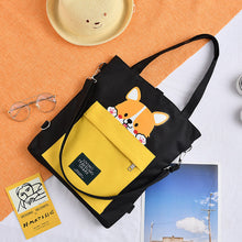 Load image into Gallery viewer, Cute Shiba Inu Canvas Tote Bag
