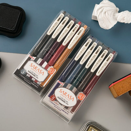 9Pcs Color Gel Pens Set High Capacity Morandi Straight Liquid Ball Pen For  Hand Account DIY Canetas aesthetic school Supplies