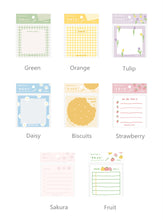 Load image into Gallery viewer, Kawaii Floral Memo Pad Sticky Note - Stationery &amp; More
