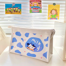 Load image into Gallery viewer, Kawaii Milk Cow Print Pencil Case
