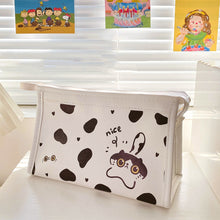 Load image into Gallery viewer, Kawaii Milk Cow Print Pencil Case
