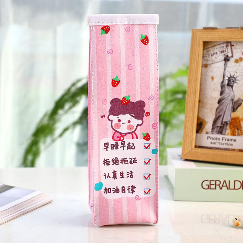 Korean Style Milk Box Pencil Case - StationeryMore, Stationery, Journaling & Scrapbooking Supplies