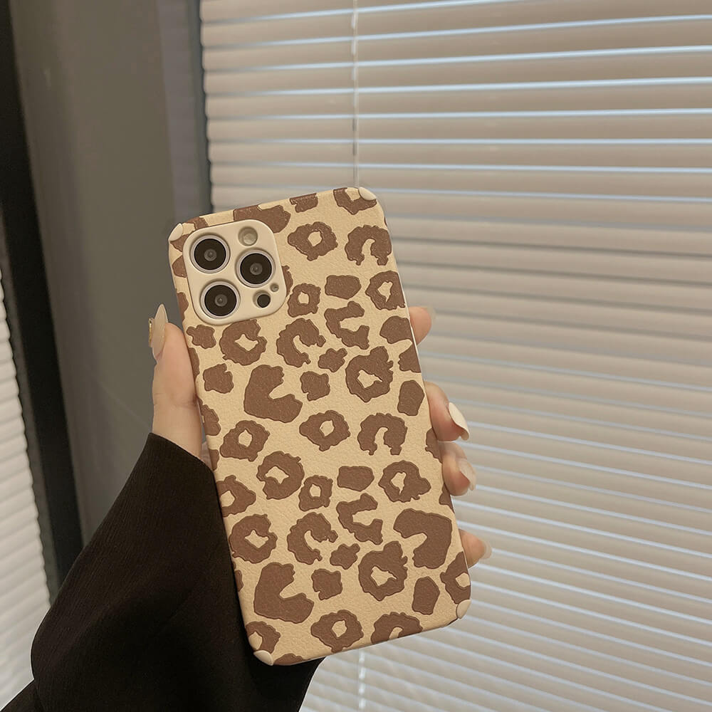 Leopard Cow Print iPhone case