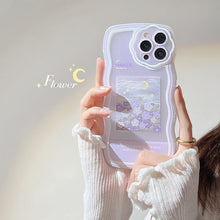 Load image into Gallery viewer, Light Purple Floral iPhone Case
